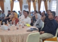 Wakil Gubernur Idah Syahidah Rusli Habibie didampingi Kadisnaker ESDM dan Transmigrasi Gorontalo Wardoyo Mansur Pongoliu dalam sosialisasi aplikasi X-Star dari BPH Migas.