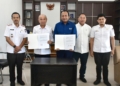 Bupati Pohuwato dan pihak Aston Hotel melakukan penandatanganan kerja sama