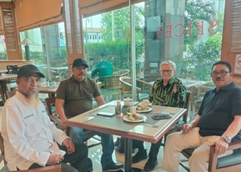 Bupati Boalemo, Drs. Rum Pagau mengadakan pertemuan bersama investor asal Negara Belgia.(f.istimewa)