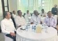 Bupati Boalemo, Drs. Rum Pagau yang juga Koordinator APKASI Provinsi Gorontalo hadir pada rapat APKASI bersama Komisi II DPR RI.(f.istimewa)