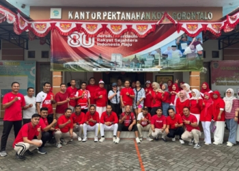 Kantor Pertanahan Kota Gorontalo semarakkan HUT Kemerdekaan RI ke-80 dengan berbagai kegiatan.