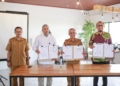 Penandatanganan Kerja Sama (PKS) Sinergi Rekrutmen Reaktivasi Peserta JKN (Srikandi), antara pemerintah daerah dengan pihak ketiga