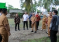 Wabup Iwan Adam bersama Tim Kementerian Kantor Imigrasi Gorontalo meninjau lokasi pembangunan Kantor Imigrasi Kelas III TPI Pohuwato