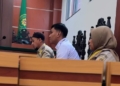 Kantah Kota Gorontalo saat menghadiri sidang sengketa tanah.