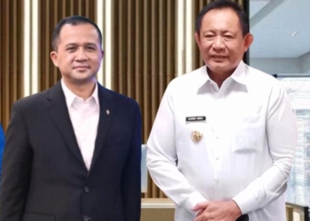 Gubernur Gorontalo Gusnar Ismail saat berkunjung ke