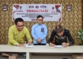 Penandatanganan piagam audit intern (Internal Audit Charter), oleh Bupati Pohuwato, Saipul Mbuinga