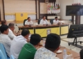 Gubernur Gorontalo Gusnar Ismail saat menerima kunjungan Wakil Bupati Pohuwato bersama rombongan di Aula Rujab Gubernur,