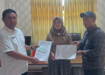 Yuslan Samadi salah satu anggota Tim Satgas Tali Asih Provinsi Gorontalo yang berhasil percepat pembayaran