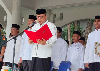 Wakil Bupati Boalemo Lahmudin Hambali saat me