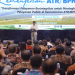 Menteri ATR/BPN Nusron Wahid saat membuka Rakernas 2025