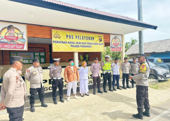 Pengecekan Pos Pengamanan (foto humas)