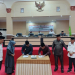 Rapat paripurna dalam rangka persetujuan Perda RTRW Kabupaten Boalemo.(f.istimewa)