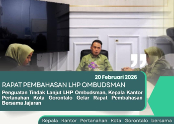 Kantah Kota Gorontalo tindak lanjuti