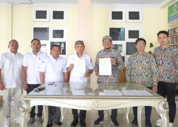Penandatanganan nota kesepahaman (MoU) antara Pemerintah Daerah Kabupaten Pohuwato dengan Balai Penataan Bangunan, Prasarana, dan Kawasan (BPBPK).