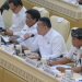 Wamen Ossy Dermawan saat ikuti rapat