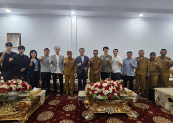 Buyer wood pellet dari PT Biomasa Jaya Abadi (PT BJA) melakukan kunjungan ke Kabupaten Pohuwato, Provinsi Gorontalo, pada Senin (2/3/2026). Buyer tersebut adalah Tokyo Gas Co., Ltd. dan Hanwa Co., Ltd. yang berasal dari Jepang.