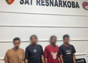 4 terduga pelaku penyalahgunaan narkoba diamankan Satreskoba Pohuwato