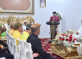 Sambutan Bupati Saipul Mbuinga saat prosesi adat Tonggeyamo