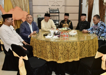 Open House di Rujab Wagub Gorontalo, terlihat sejumlah tokoh besar Gorontalo hadir