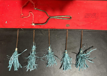 Barang bukti berupa Panah wayer yang digunakan pelaku untuk menyerang korban.(istimewa)