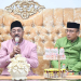 Bupati Boalemo, Rum Pagau didampingi Wabup Lahmuddin Hambali mengadakan sidang adat tanggeyamo dalam rangka penentuan 1 Ramadhan.(f.dok.pimpinan)