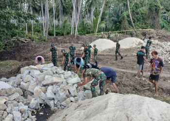 Pembangunan Jembatan Perintis Garuda di Pohuwato Terus Dipacu