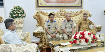 Pertemuan manajemen BJA Group dengan Bupati Pohuwato yang dihadiri oleh pejabat BPN Kabupaten Pohuwato.