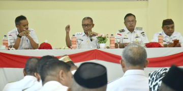 Arahan Wabup Iwan Adam saat Rapat Evaluasi Program Tingkat Kabupaten Pohuwato