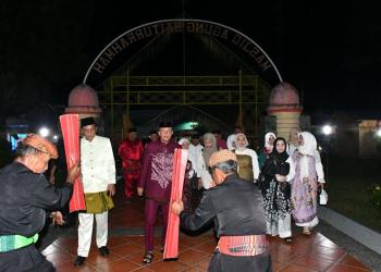 Pemkab Boalemo memperingati Isra Miraj Nabi Muhammad SAW 1.447 Hijriah di Masjid Agung Baiturahmah.(f.dok)