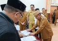 Momen Pelantikan Pejabat Administrasi Lingkup Pemda Bone Bolango. (Sumber Foto: JP/TG)