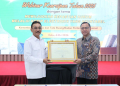 Sekretaris Jenderal Kementerian ATR/BPN, Dalu Agung Darmawan saat Webinar Kearsipan Kementerian ATR/BPN Tahun 2026 di Jakarta, Rabu (06/05/2026).