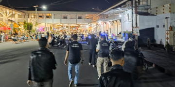 Tim Unit Reaksi Cepat (URC) Direktorat Reserse Kriminal Umum Polda Gorontalo bersama Tim URC Polres Gorontalo Kota saat menggelar patroli gabungan pada Sabtu malam hingga Minggu dini hari, 6–7 Juni 2026.