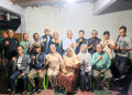 Peserta dari Kepulauan Riau saat acara perpisahan yang dilaksanakan di pemondokan di Kelurahan Bonhohulawa Kecamatan Limboto.