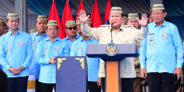Presiden RI, Prabowo Subianto Hadiri Puncak PENAS XVII di Gorontalo. (Sumber Foto : Kominfo)