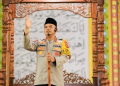 Kapolres Pohuwato, AKBP Busroni saat jadi Khatib