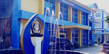 Gedung rektorat Unigo (foto Newsnesia.id)