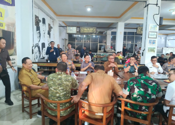 Pimpinan Lintas Institusi Provinsi ngopi bersama.