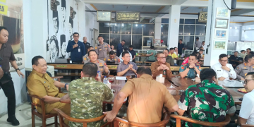 Pimpinan Lintas Institusi Provinsi ngopi bersama.