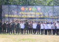 Foto bersama usai kegiatan upacara pembukaan program TMMD Kodim 1313 Pohuwato