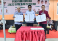 Penandatanganan kerja sama Pemkab Pohuwato dan BAZNAS terkait penanggulangan bencana