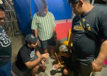 Satresnarkoba Polres Pohuwato saat berhasil amankan terduga pelaku peredaran narkoba