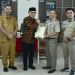 Bupati Pohuwato saat menyambut kunjungan rombongan Kepala Kantor Pertanahan Kabupaten Pohuwato