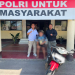 Pelaku saat diamankan Polresta Gorontalo Kota