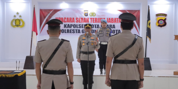Kapolresta Gorontalo Kota Muhamad Junaedy Johny saat