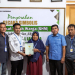 Penyerahan secara simbolis Sertifikat Hak Milik (SHM) kepada hak milik, di saksikan Pimpinan PT Biomasa Jaya Abadi (BJA) Pimpinan Kantor Badan Pertanahan dan Tim Pengurusan sertifikat Desa, Pemerintah Desa, Pemerintah Kecamatan. Kamis (30/7/26)