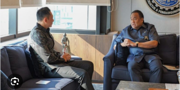 RG saat bertemu dengan Menko AHY beberapa waktu lalu.-docist