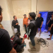 Tim URC Polresta Gorontalo Kota saat mengamankan terduga pelaku pencurian kabel homestay yang berada di Kota Gorontalo.
