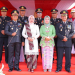 Kapolres dan petinggi polres Pohuwato foto bersama usai upacara bendera