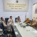 Kabid Pertanahan PUPR-PKP Provinsi Gorontalo Zakiya Baserewan saat mendatangi Kantor Pertanahan Kota Gorontalo.