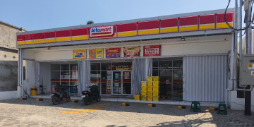 Salah satu gerai Alfamart di Duhiadaa, Pohuwato, Gorontalo